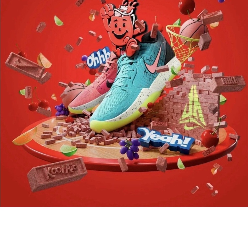 Nike Kids Sneakers in Blue and Pink
